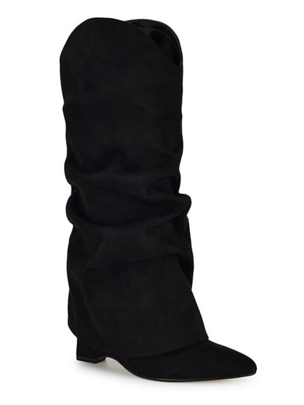 Nine West Women's Amazin Pointy Toe Slouchy Knee High Boots Size 6M